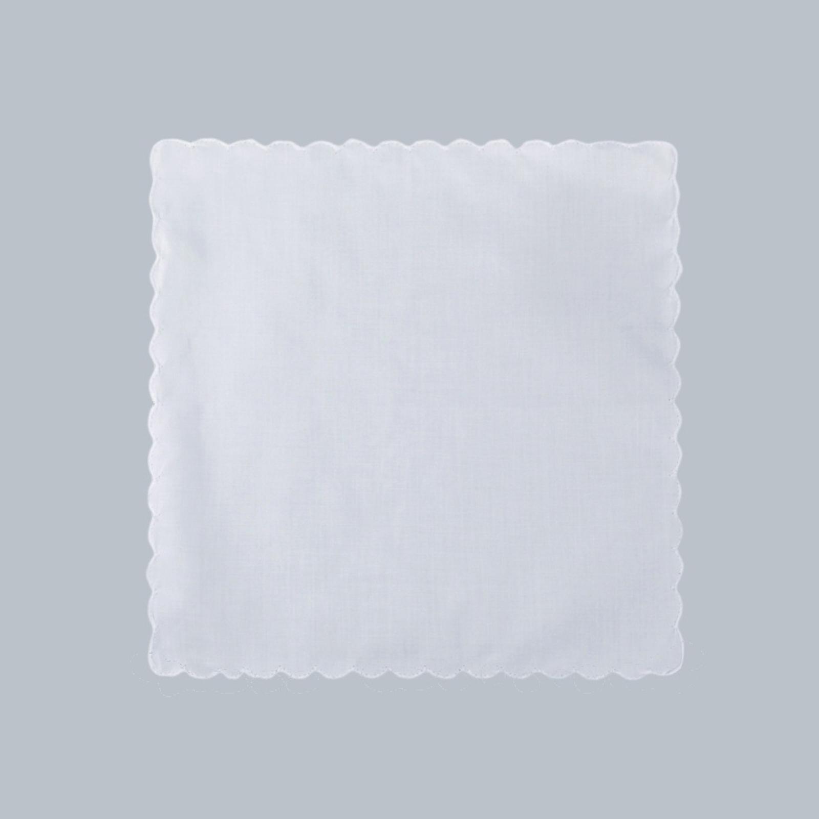 Handkerchief Cotton Men - 6 個の綿ハンカチ男性用女性用ポケットハンカチ快適で柔らかいハンカチフォーマルな祝賀会ビジネススーツ結婚式用