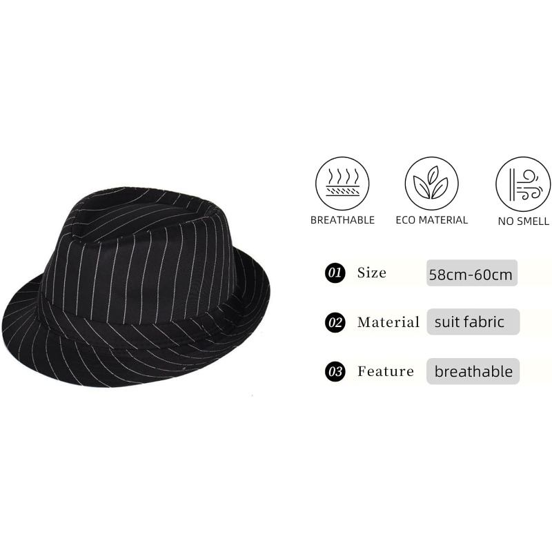 1920年代メンズコスチュームフェドラハットギャツビーギャン - Bow Tie Pre Tied のレビューと価格