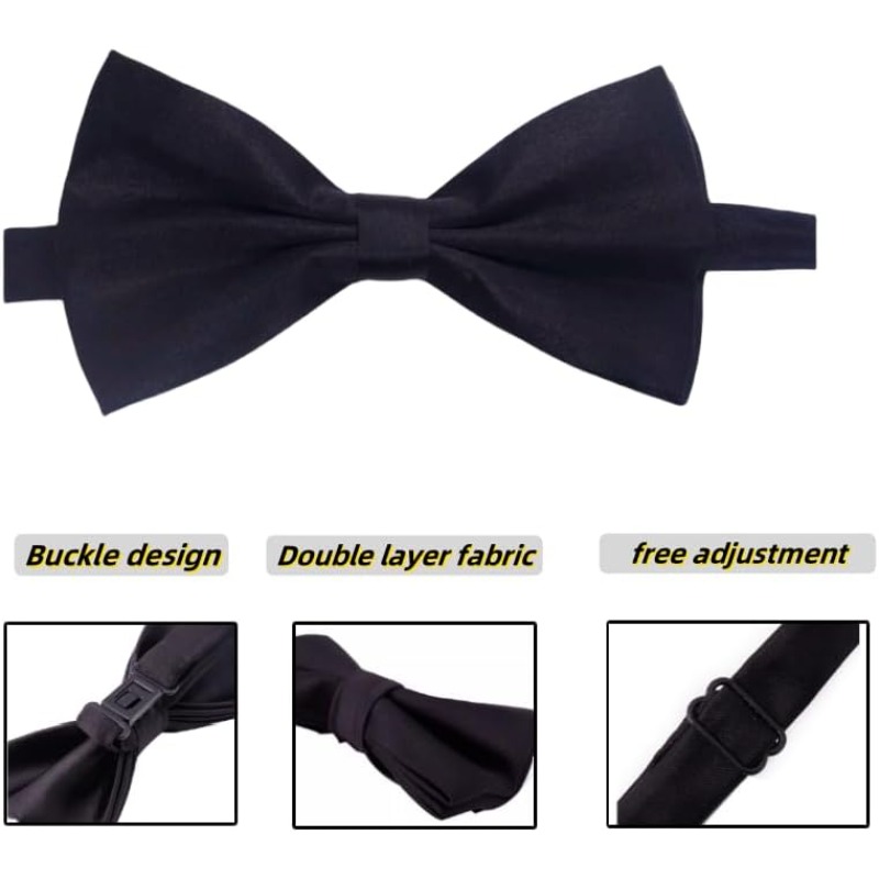 1920年代メンズコスチュームフェドラハットギャツビーギャン - Bow Tie Pre Tied のレビューと価格