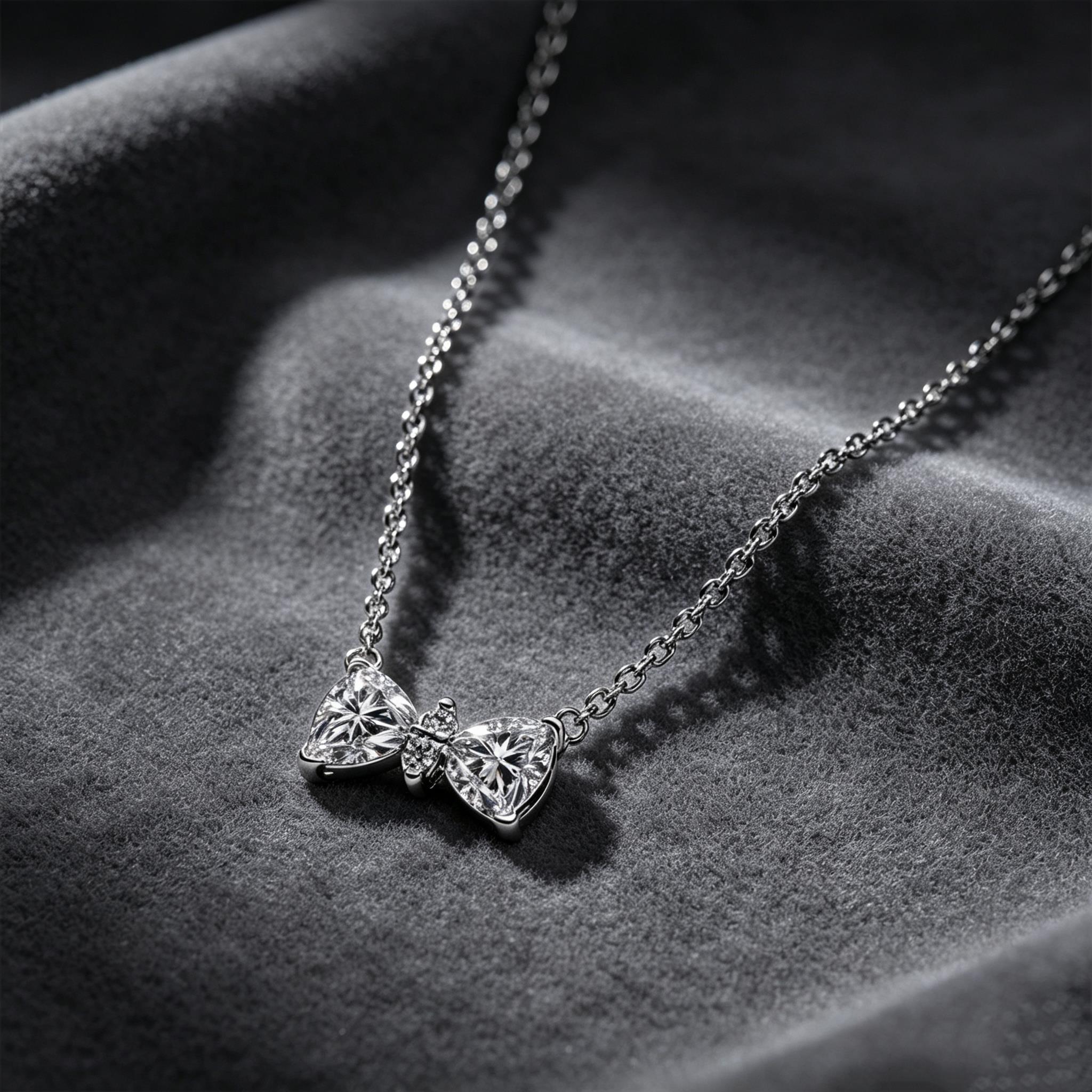 ライトラグジュアリー ハート型 S925 シルバー ボウロッ - Tie Clip Silver のレビューと価格
