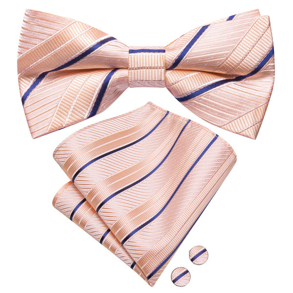 メンズ蝶ネクタイハンカフスプレタイドレッドホワイトピンクソリ - Bow Tie Pre Tied のレビューと価格