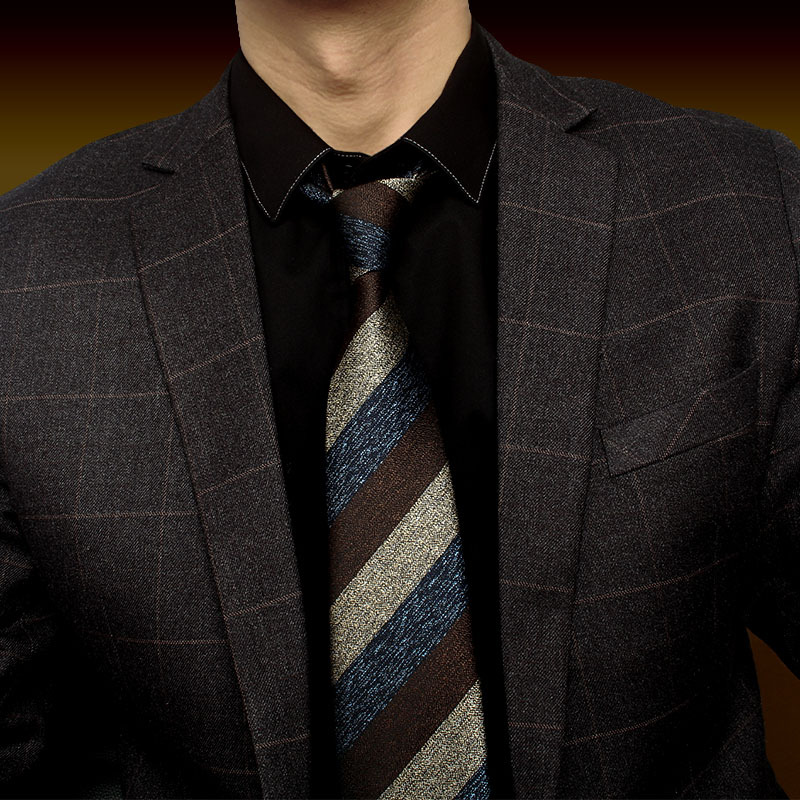 男性のためのクラシックなスリムな7-8cm,花柄のストライプ - Skinny Tie Men のレビューと価格