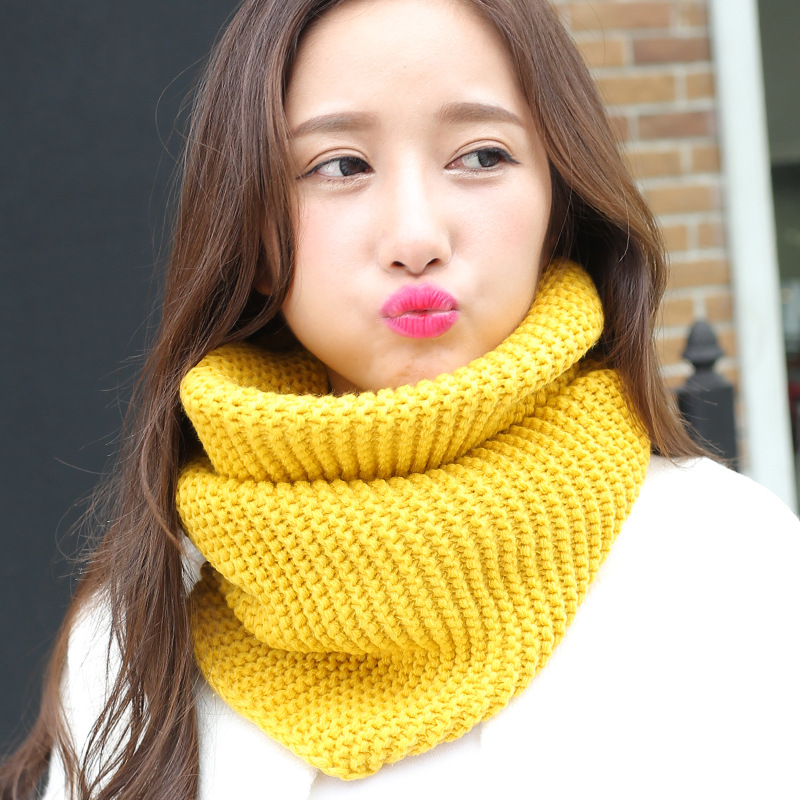冬のスカーフ女性インフィニティニットスカーフサークルネックス - Infinity Scarf Knit のレビューと価格