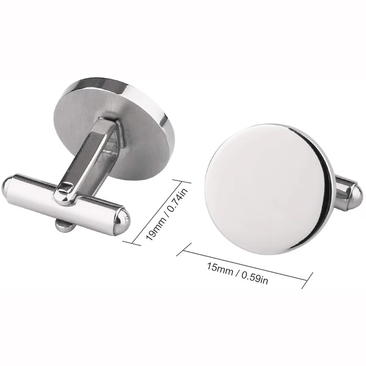 カスタムメタルカフスネクタイクリップ木箱刻まれたギフト男性お - Tie Clip Silver のレビューと価格