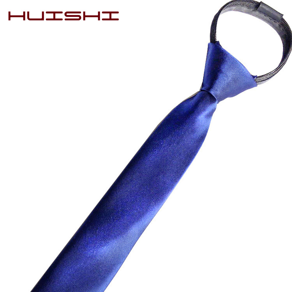 HUISHI 事前に結ばれたジッパーネクタイネックメンズスキ - Skinny Tie Men のレビューと価格