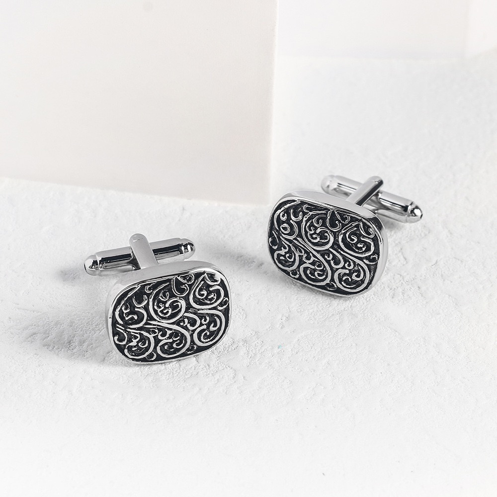 高品質ゴールドカフスヴィンテージパターンポーカーバードノット - Tie Clip Silver のレビューと価格