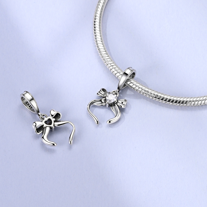 925 スターリングシルバー ボウ ジュエリー セット ピン - Tie Clip Silver のレビューと価格