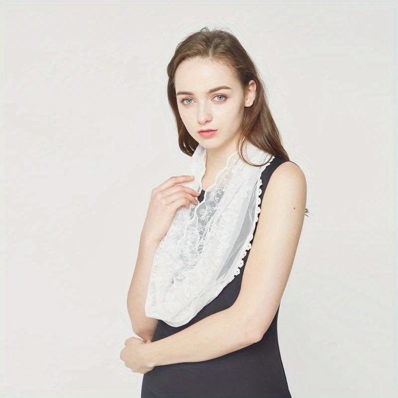 女性用チャペルベール、レディースマンティーラ、インフィニティ - Infinity Scarf Knit のレビューと価格