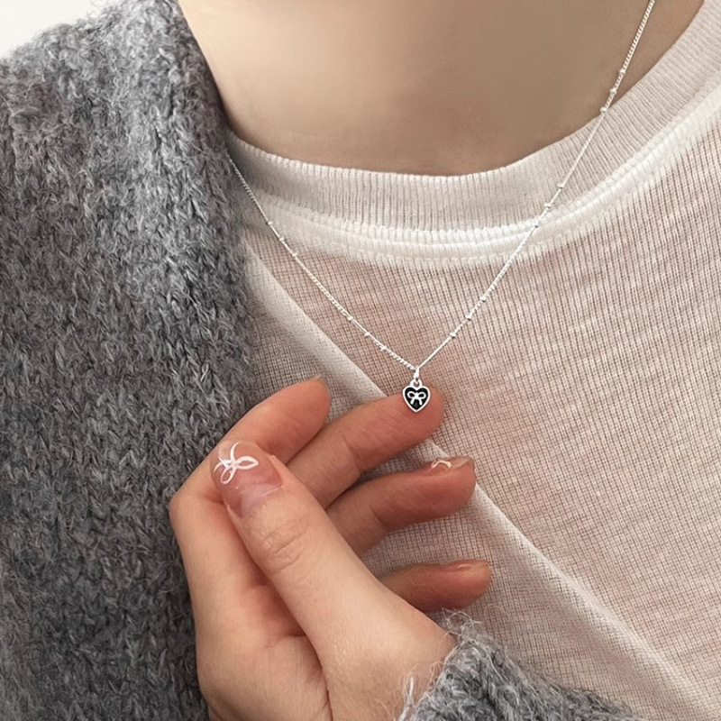 Ventfille-女性のためのスターリングシルバーの愛のハ - Tie Clip Silver のレビューと価格