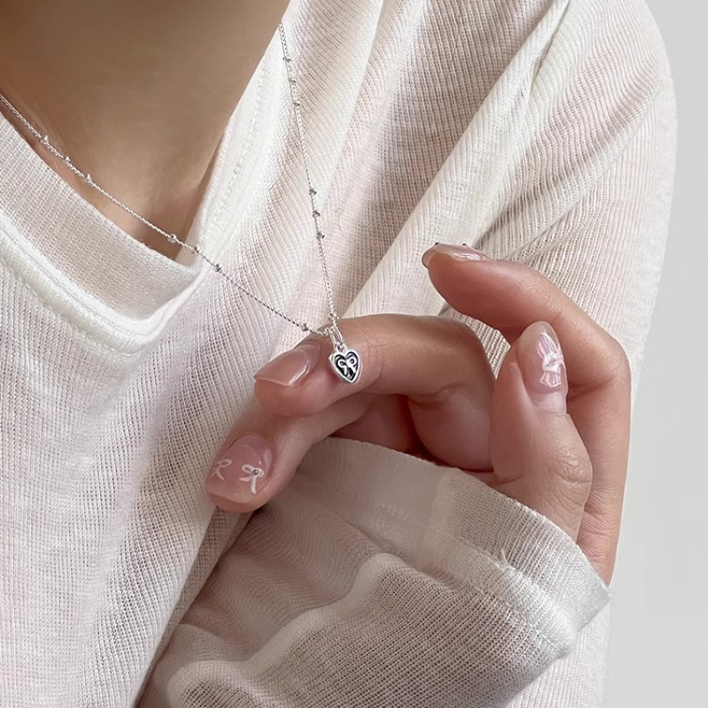 Ventfille-女性のためのスターリングシルバーの愛のハ - Tie Clip Silver のレビューと価格