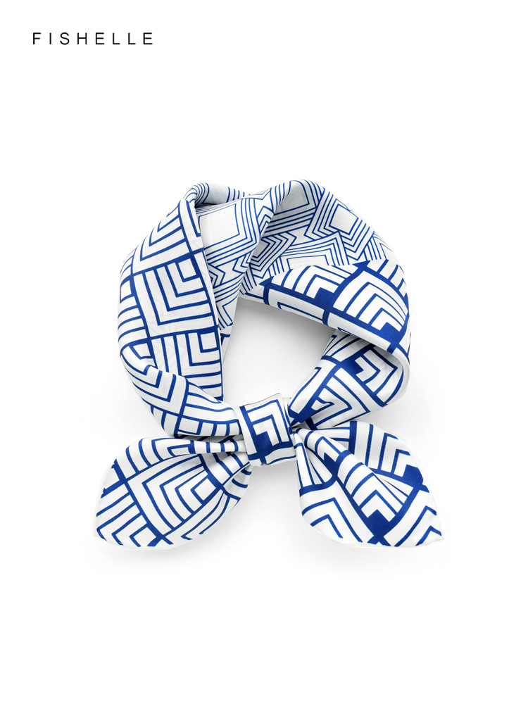 女性のための中国のクラシックなシルクスカーフ,天然シルクのス - Ascot Neck Scarf のレビューと価格