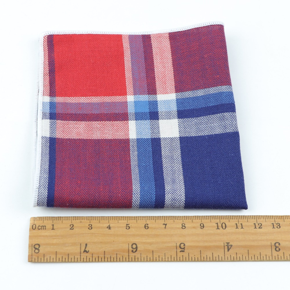 メンズコットンハンカチ織りカラフルなプリントチェック柄ポケッ - Handkerchief Cotton Men のレビューと価格