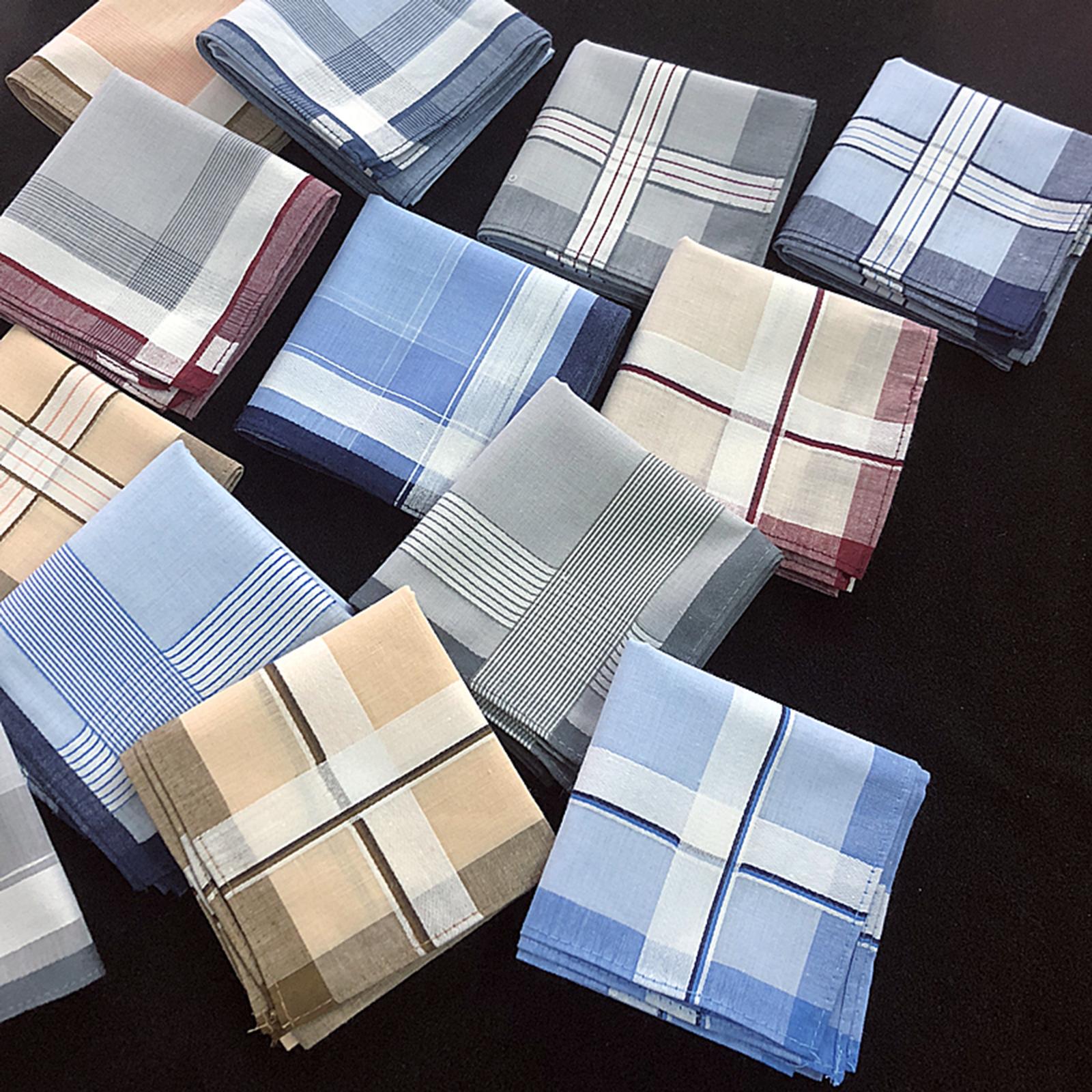 綿メンズハンカチ 16 インチ汗拭きタオル プレミアムポケッ - Handkerchief Cotton Men のレビューと価格